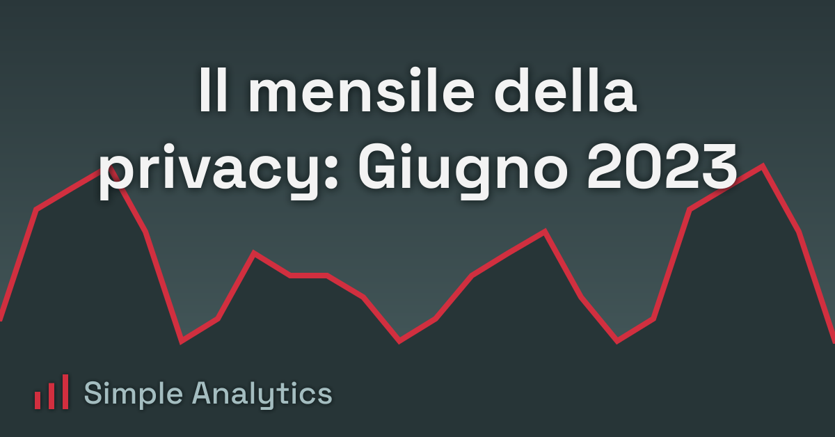 Il mensile della privacy: Giugno 2023