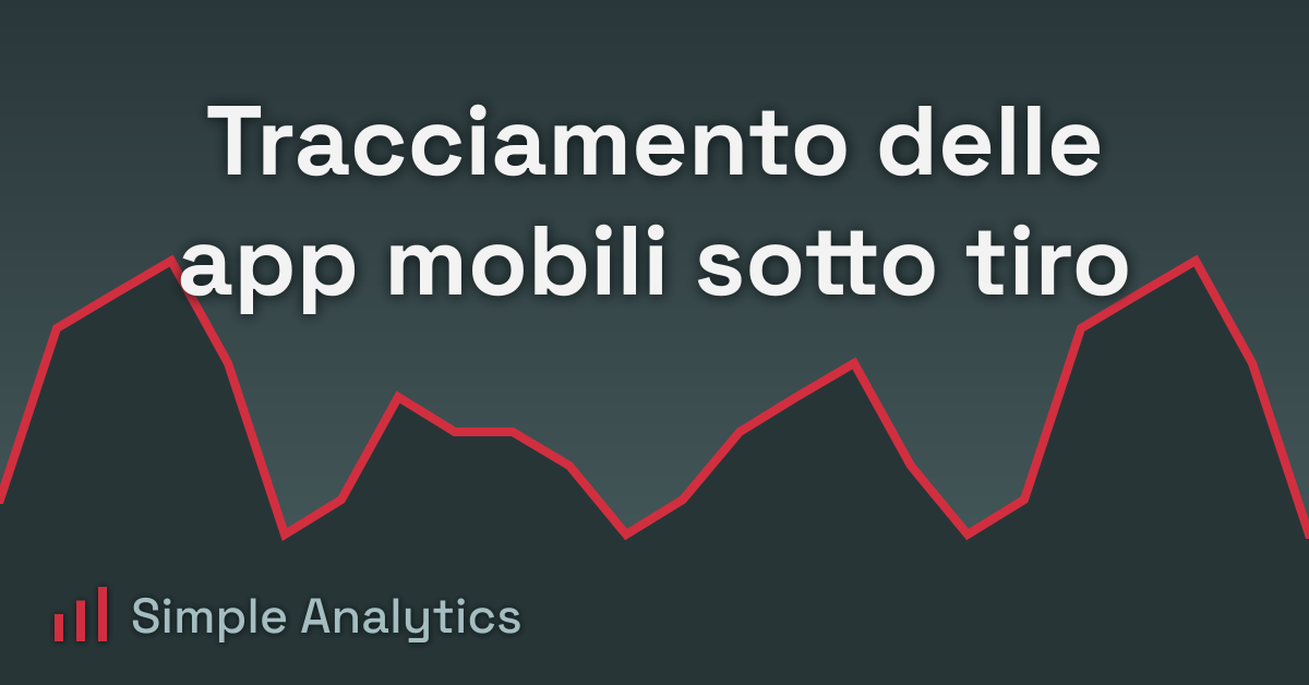 Tracciamento delle app mobili sotto tiro