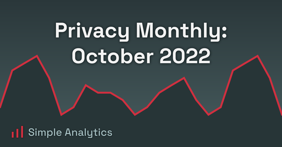 Privacy Monthly: October 2022