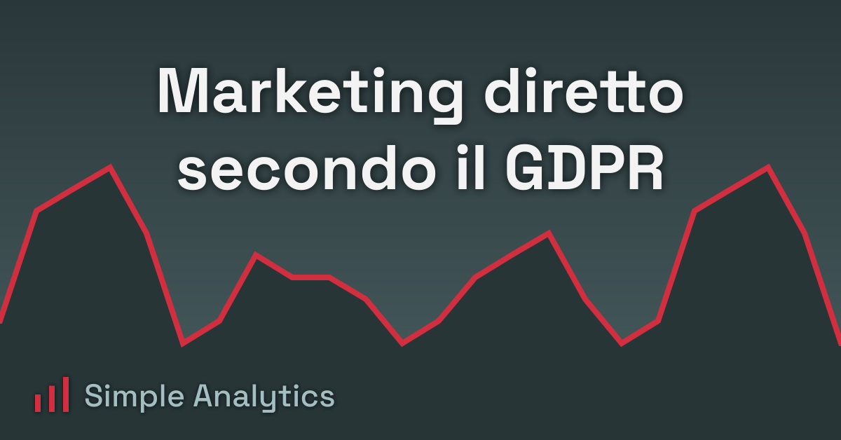 Marketing diretto secondo il GDPR