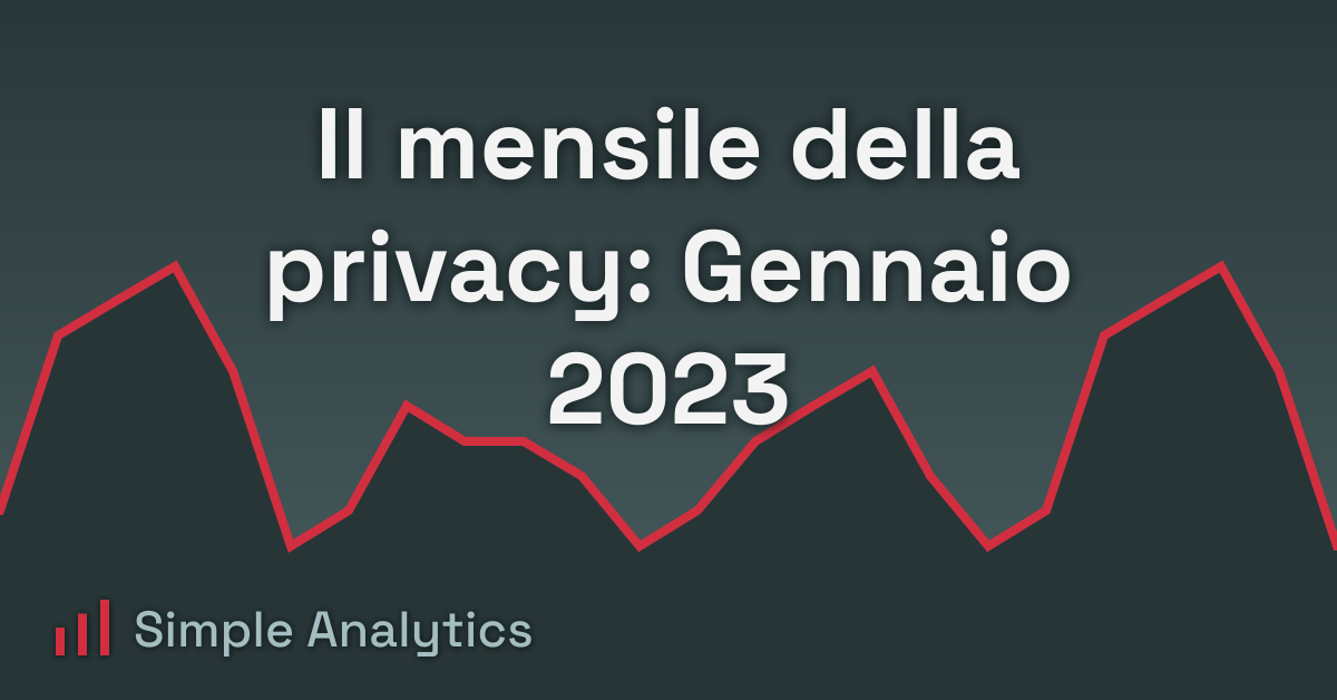 Il mensile della privacy: Gennaio 2023