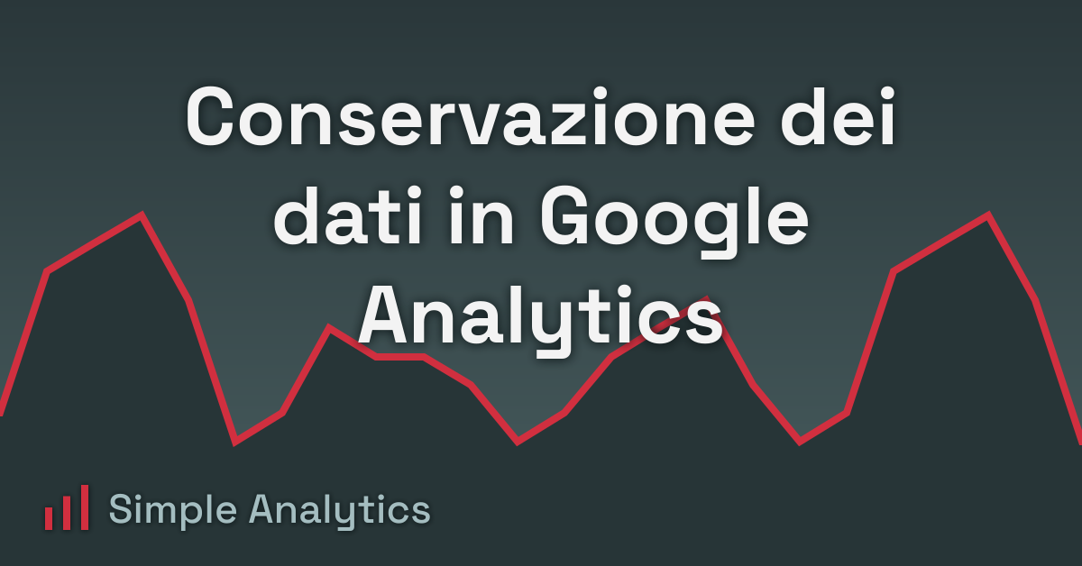 Conservazione dei dati in Google Analytics
