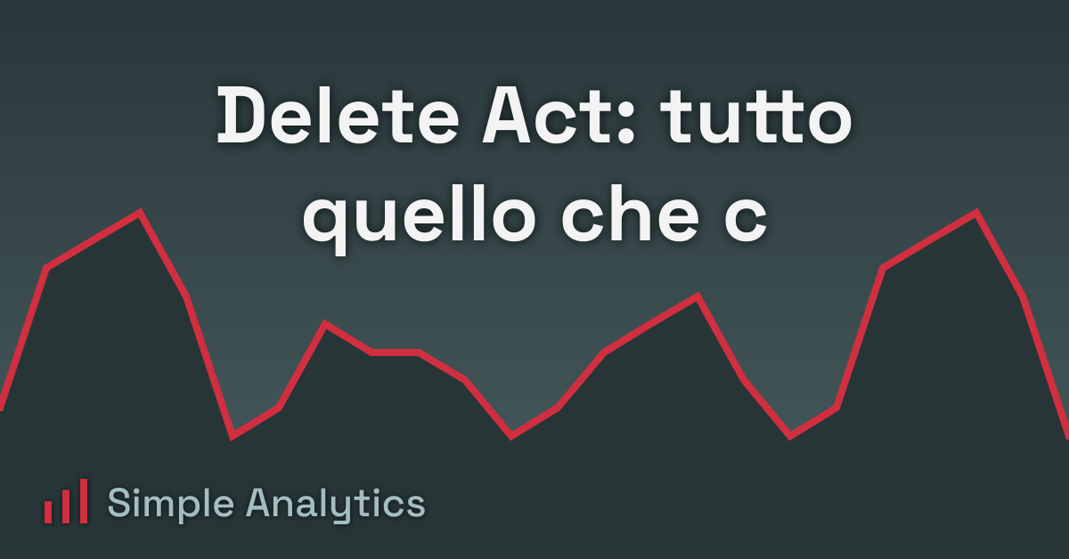 Delete Act: tutto quello che c'è da sapere