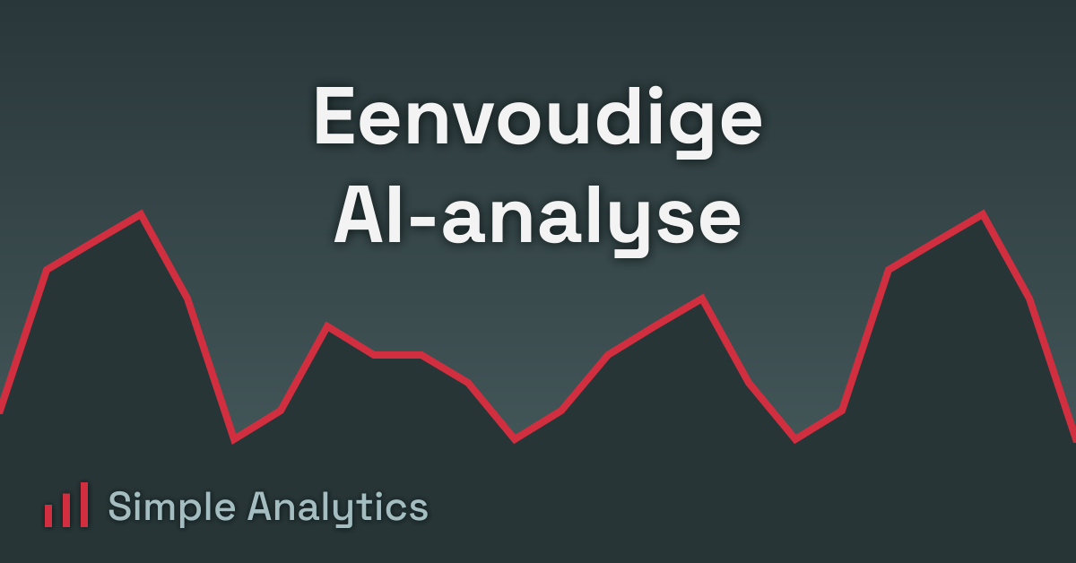 Eenvoudige AI-analyse