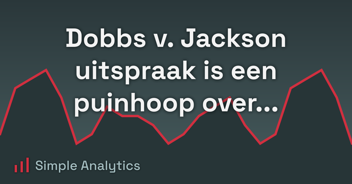 Dobbs v. Jackson uitspraak is een puinhoop over privacy