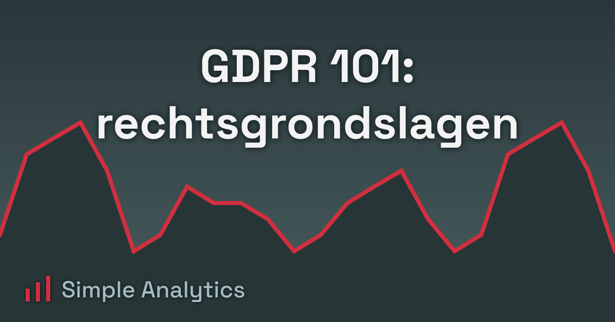 GDPR 101: rechtsgrondslagen