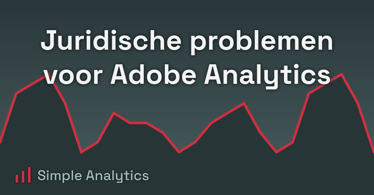 Juridische problemen voor Adobe Analytics