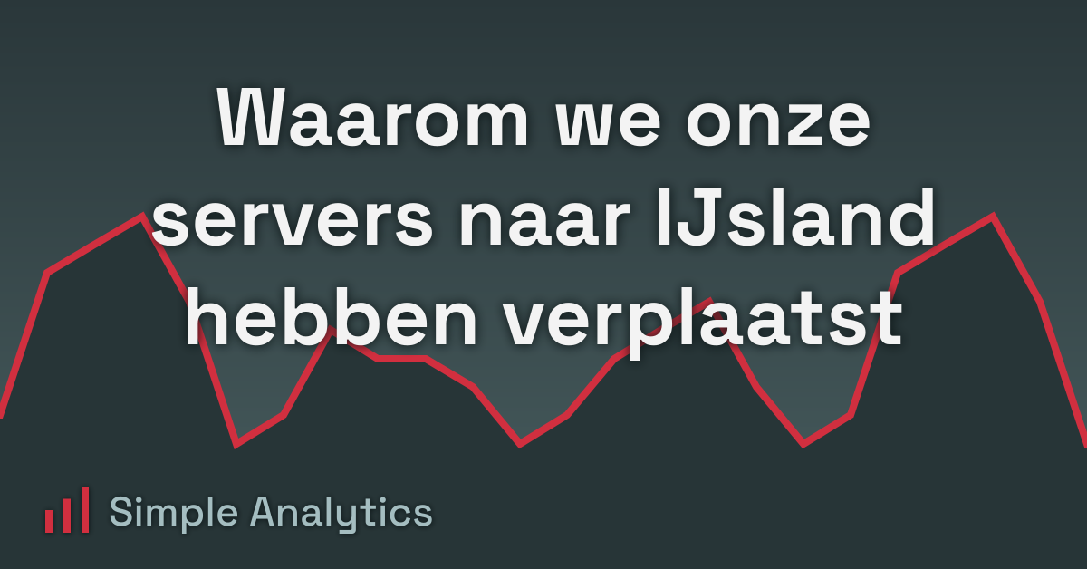Waarom we onze servers naar IJsland hebben verplaatst