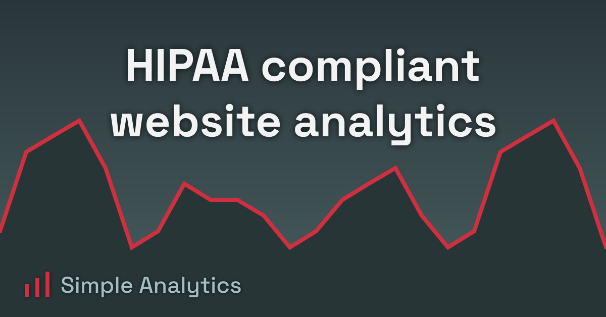 HIPAA compliant website analytics