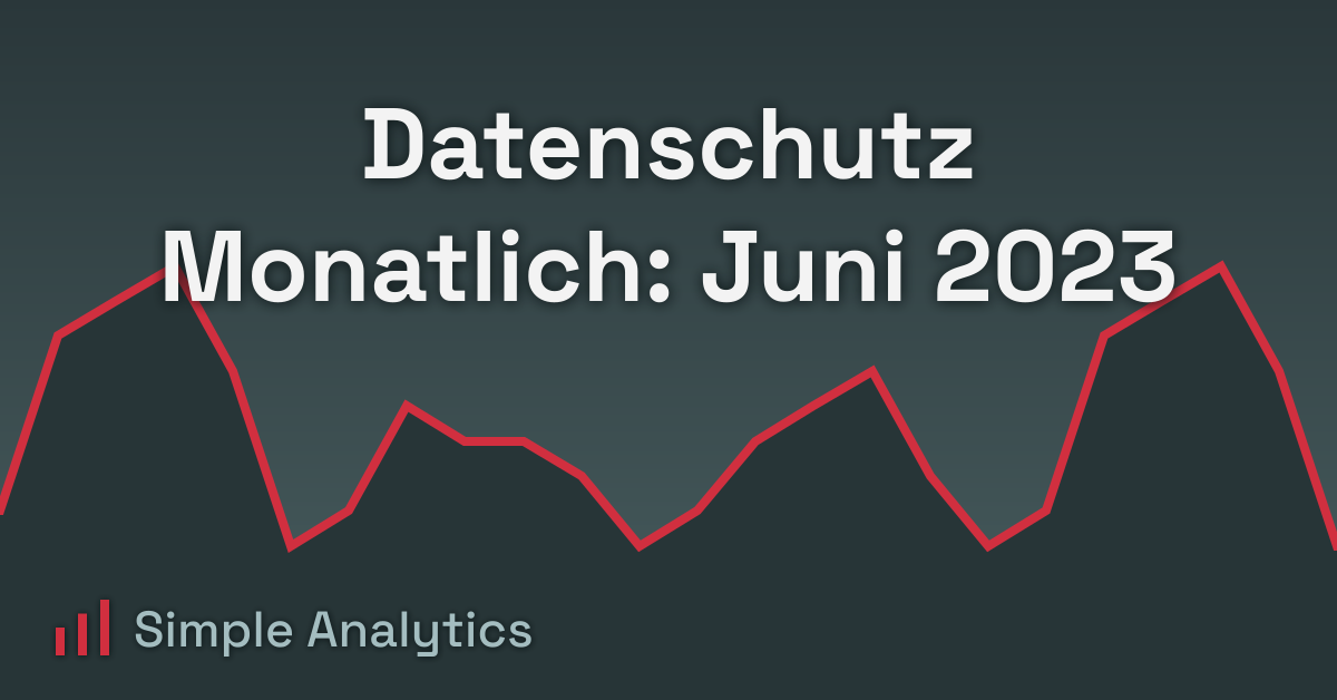 Datenschutz Monatlich: Juni 2023