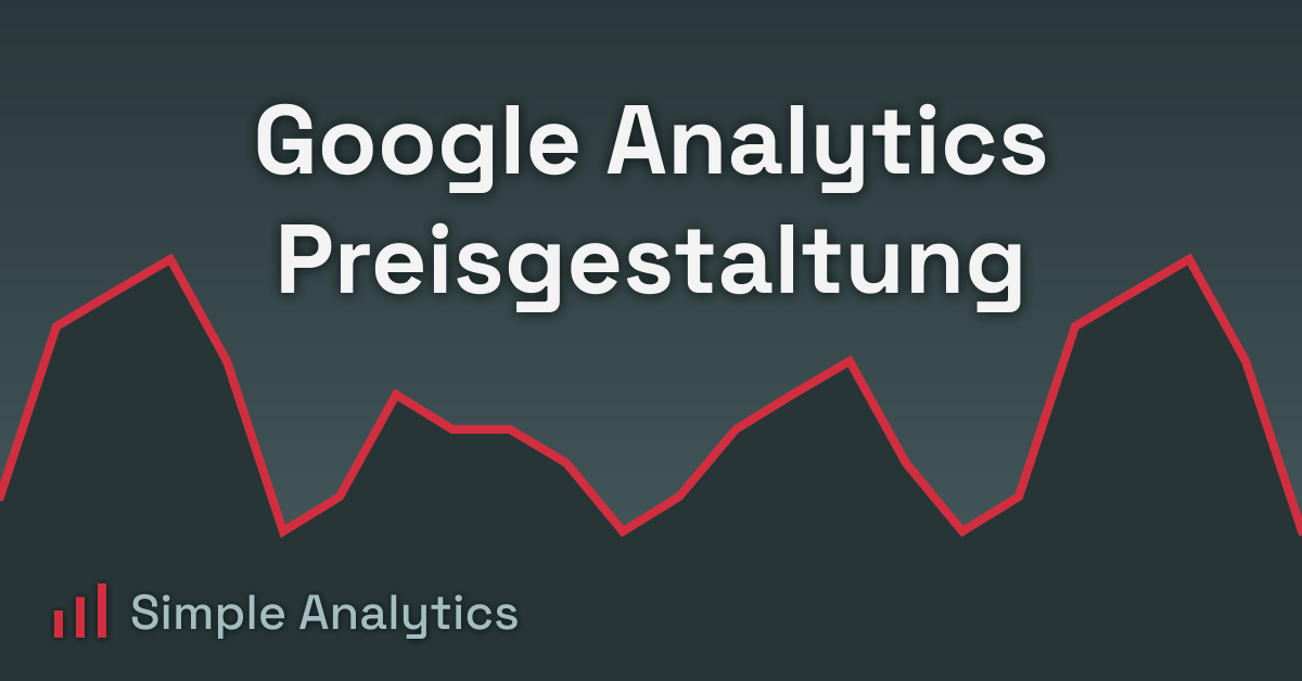 Google Analytics Preisgestaltung