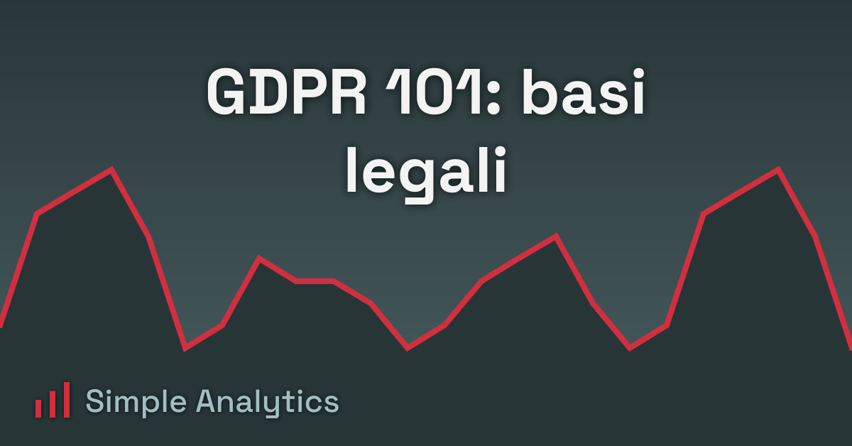 GDPR 101: basi legali