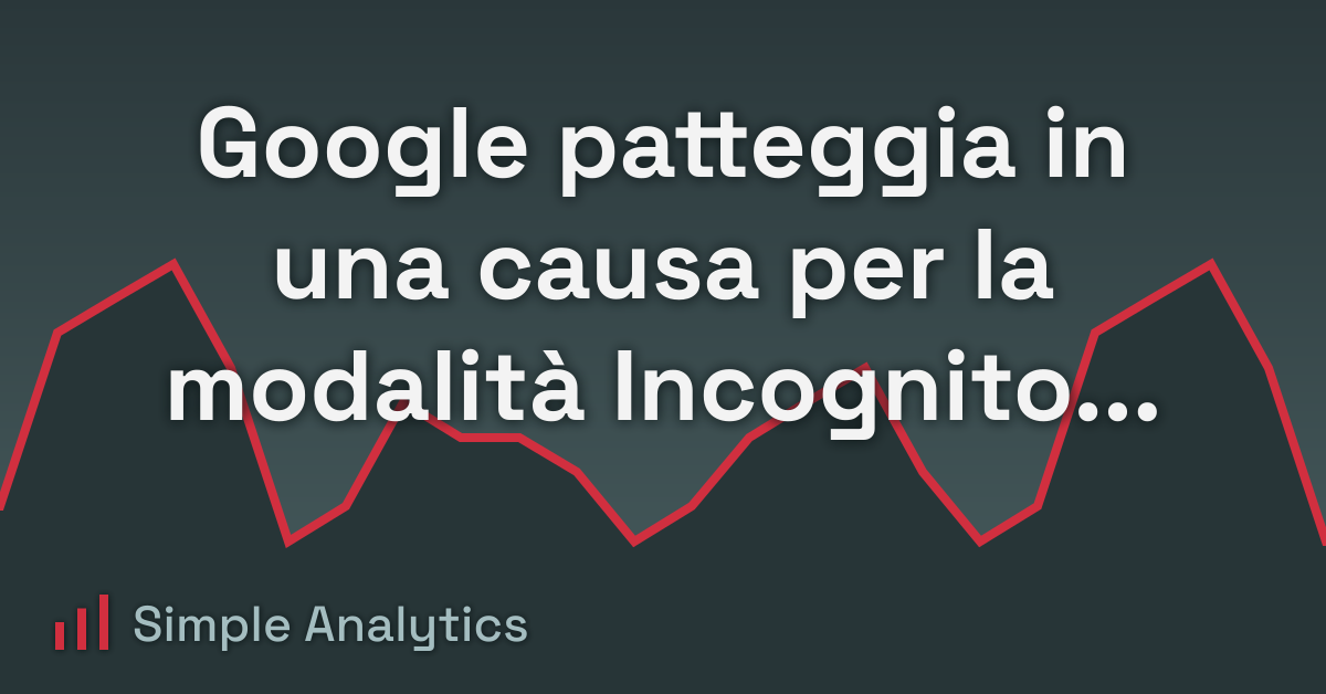 Google patteggia in una causa per la modalità Incognito da 5 miliardi di dollari