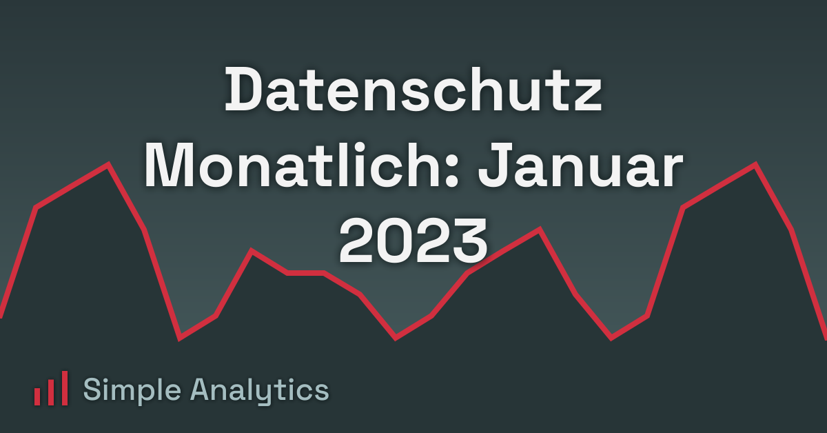 Datenschutz Monatlich: Januar 2023