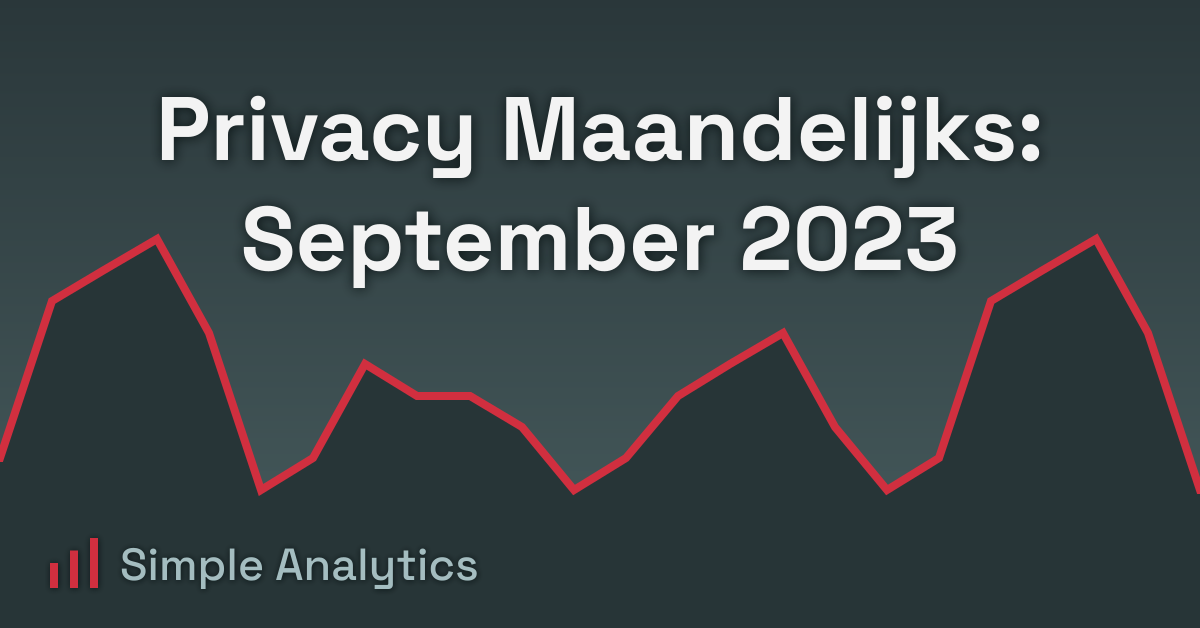 Privacy Maandelijks: September 2023